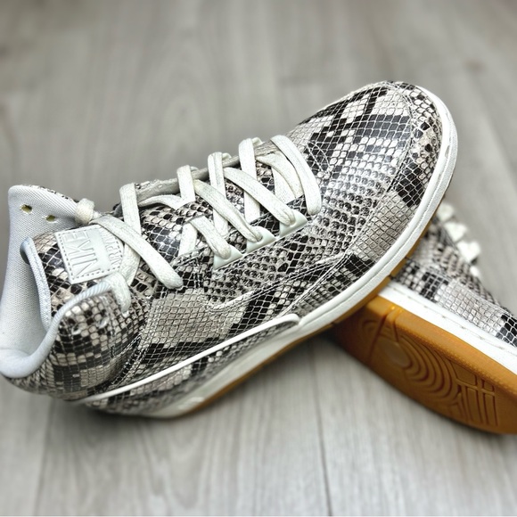 Nike Air Python Cream Snakeskin Leather - Picture 7 of 8